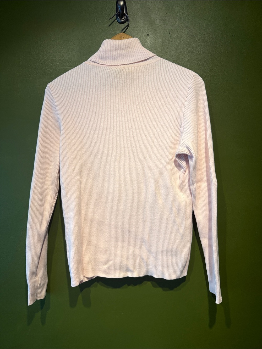 Lauren Ralph Lauren Light Pink Turtleneck Sweater - Picture 5 of 5